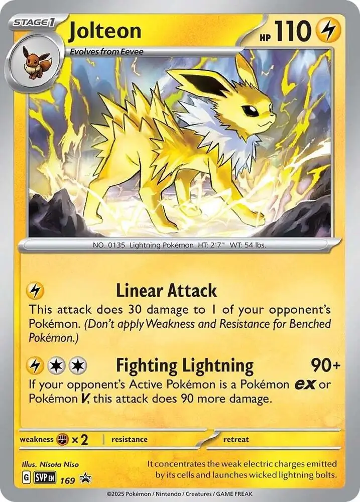 Black Star Promo - SVP169 - Jolteon - Holo