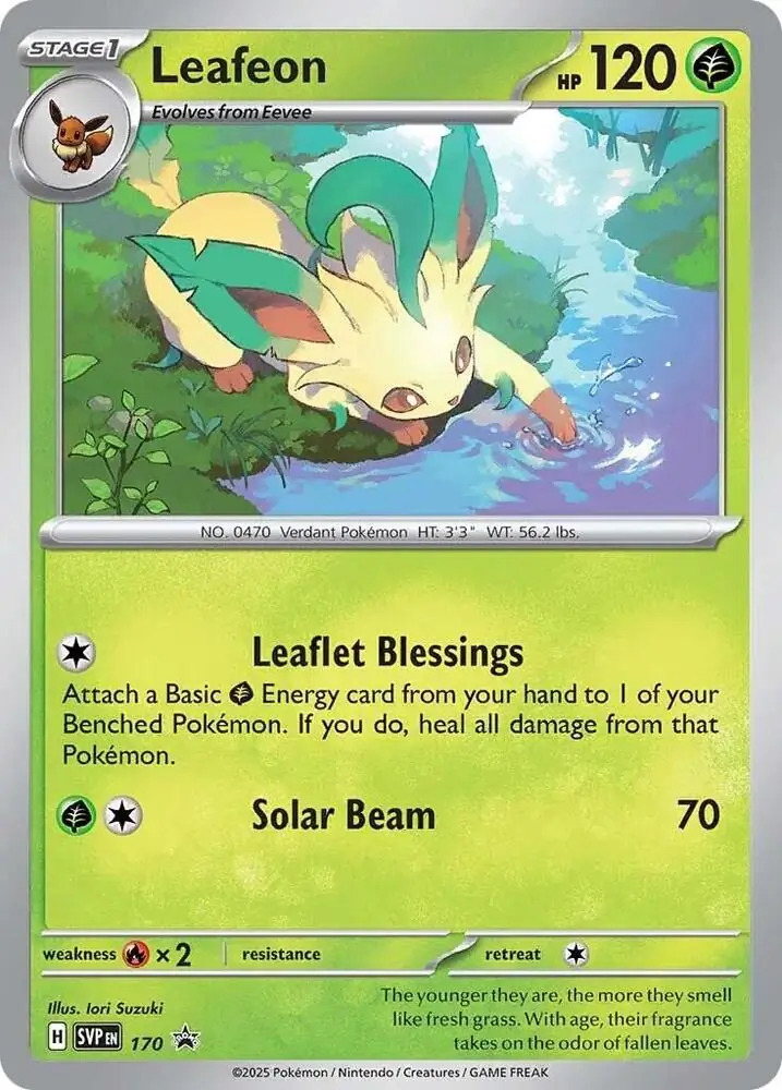 Black Star Promo - SVP170 - Leafeon - Holo