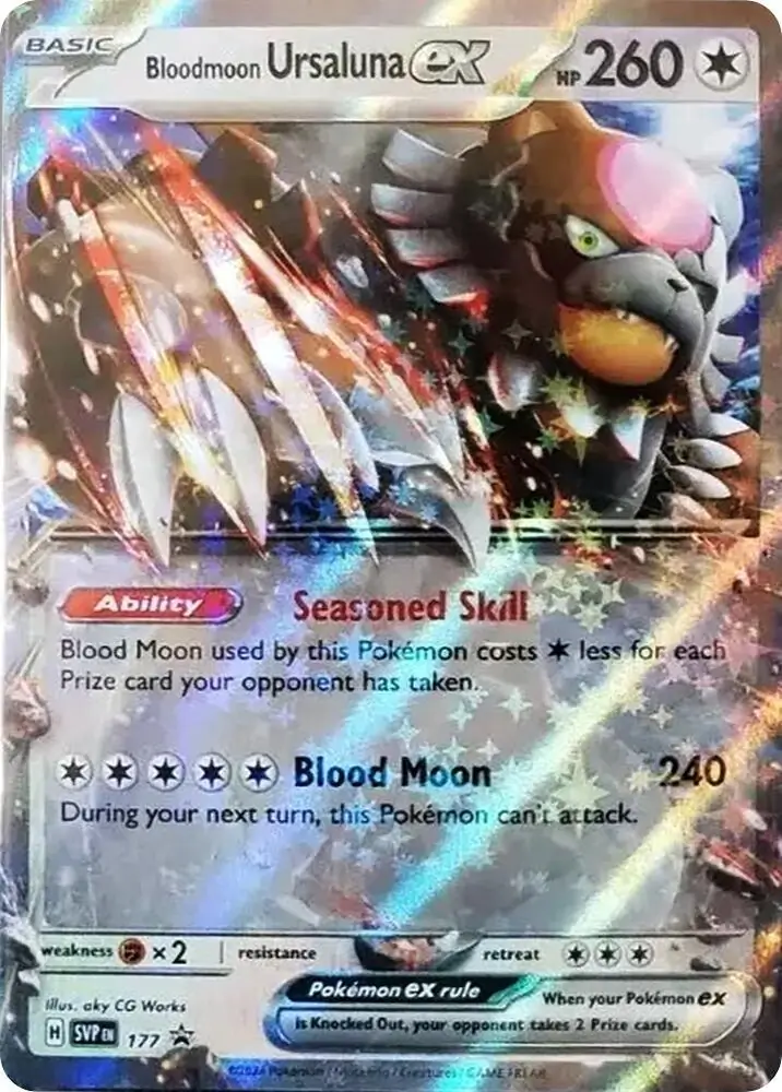 Black Star Promo - SVP177 - Bloodmoon Ursaluna ex