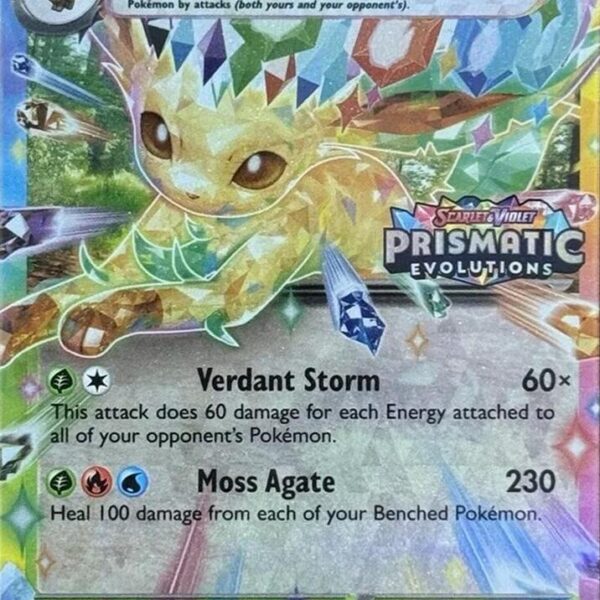 Prismatic Evolutions - 006/131 - Leafeon ex (Stamped Promo)