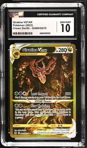 [Auksjon] CGC 10 Gem Mint - 2023 Pokemon Crown Zenith Giratina VSTAR #GG69