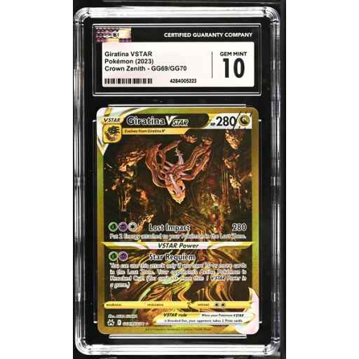 [Auksjon] CGC 10 Gem Mint - 2023 Pokemon Crown Zenith Giratina VSTAR #GG69