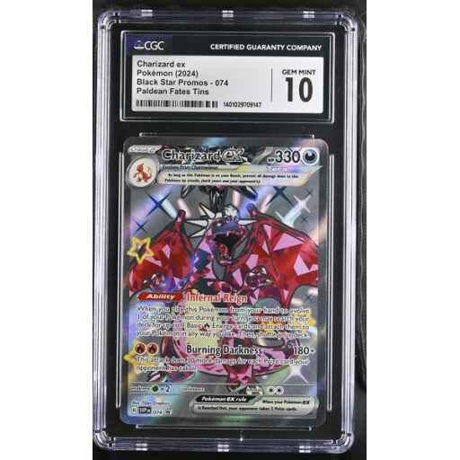 [Auksjon] CGC 10 Gem Mint - 2024 Pokemon Black Star Promo - Charizard ex #74