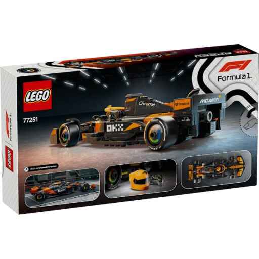 Alternative view of LEGO Speed Champions 77251 McLaren F1® Team MCL38-racerbil