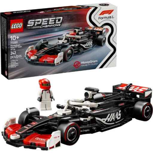 LEGO Speed Champions 77250 MoneyGram Haas F1® Team VF-24-racerbil