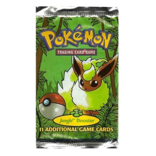 [Auksjon] Pokemon 1999 Jungle Booster Pack [20,68g]