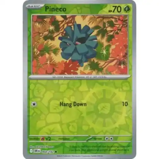 Destined Rivals - 004/182 - Pineco - Reverse Holo