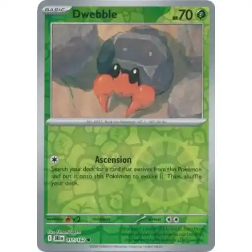 Destined Rivals - 011/182 - Dwebble - Reverse Holo
