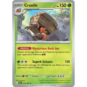 Destined Rivals - 012/182 - Crustle - Holo Rare
