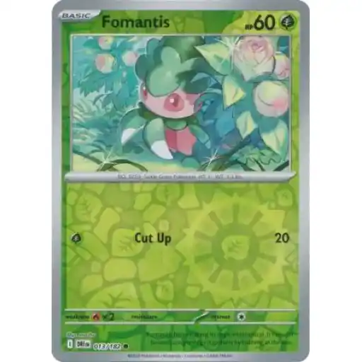 Destined Rivals - 013/182 - Fomantis - Reverse Holo