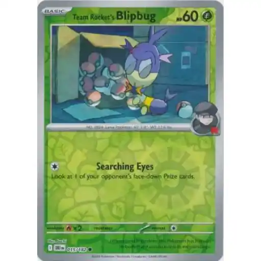 Destined Rivals - 015/182 - Team Rocket's Blipbug - Reverse Holo