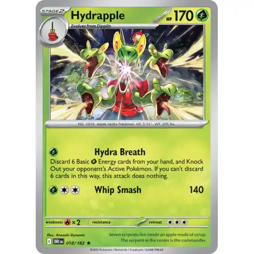 Destined Rivals - 018/182 - Hydrapple - Holo Rare