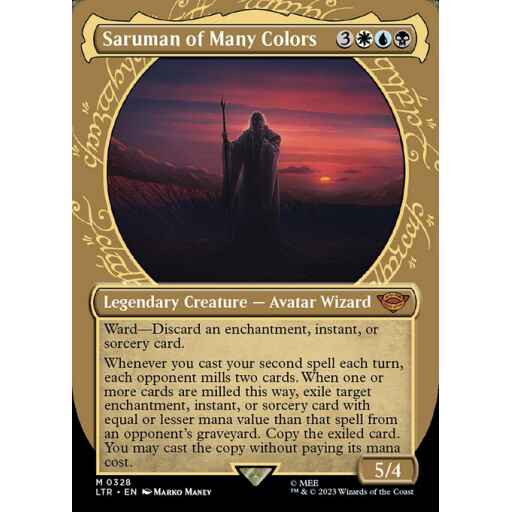 The Lord of the Rings: Tales of Middle-earth - 328 - Saruman of Many Colors - Mythic - Multi - Non-foil