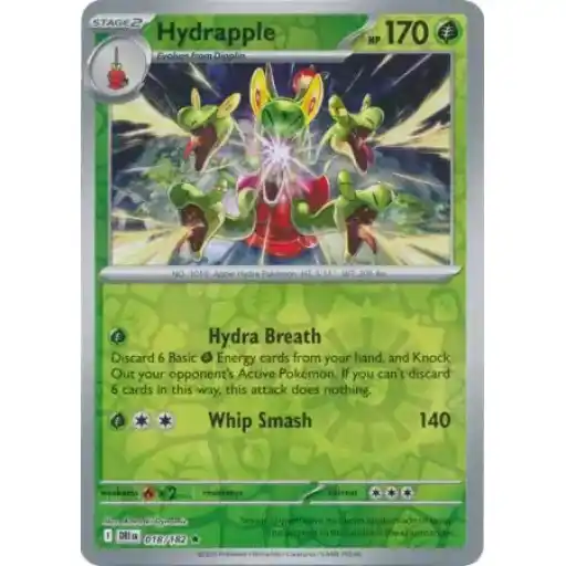Destined Rivals - 018/182 - Hydrapple - Reverse Holo Rare
