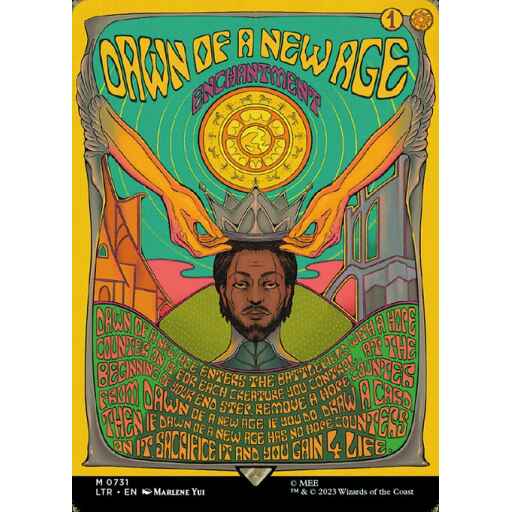 The Lord of the Rings: Tales of Middle-earth - 731 - Dawn of a New Age - Mythic - W - Foil