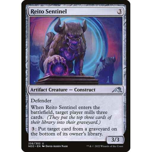 Kamigawa: Neon Dynasty - 256 - Reito Sentinel - Uncommon - C - Non-foil