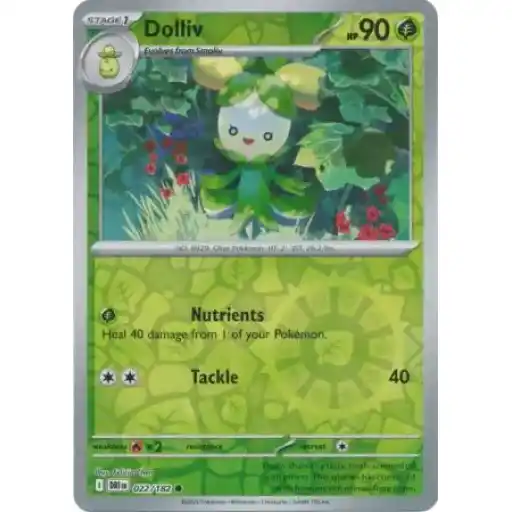 Destined Rivals - 022/182 - Dolliv - Reverse Holo