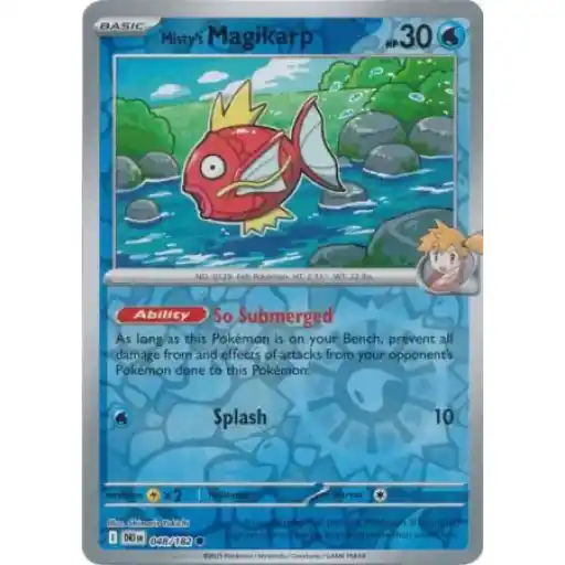 Destined Rivals - 048/182 - Misty's Magikarp - Reverse Holo