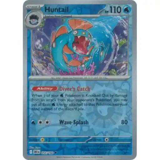 Destined Rivals - 055/182 - Huntail - Reverse Holo