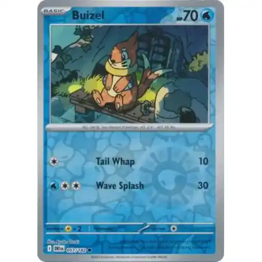 Destined Rivals - 057/182 - Buizel - Reverse Holo
