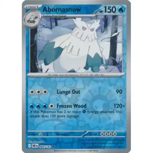 Destined Rivals - 060/182 - Abomasnow - Reverse Holo