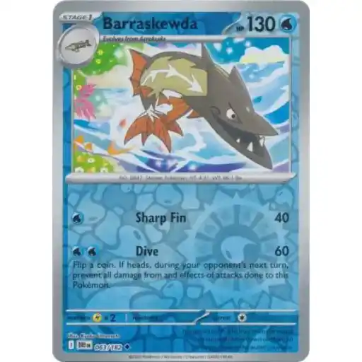 Destined Rivals - 063/182 - Barraskewda - Reverse Holo