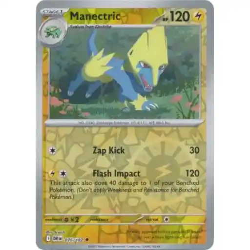 Destined Rivals - 076/182 - Manectric - Reverse Holo