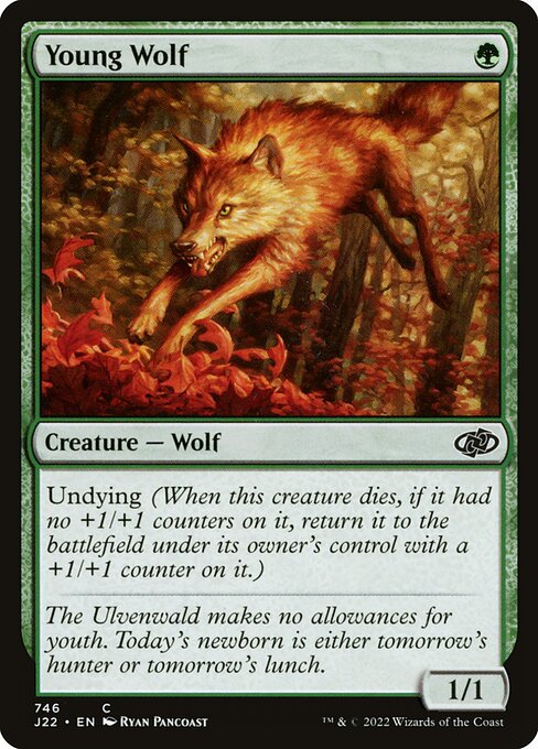 Jumpstart 2022 - 746 - Young Wolf - Common - G - Non-foil