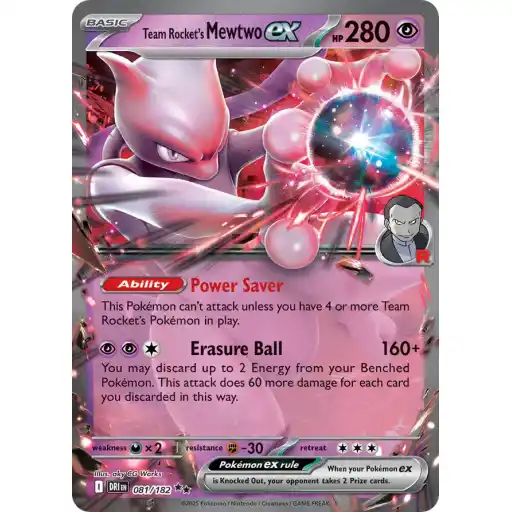 Destined Rivals - 081/182 - Team Rocket's Mewtwo ex