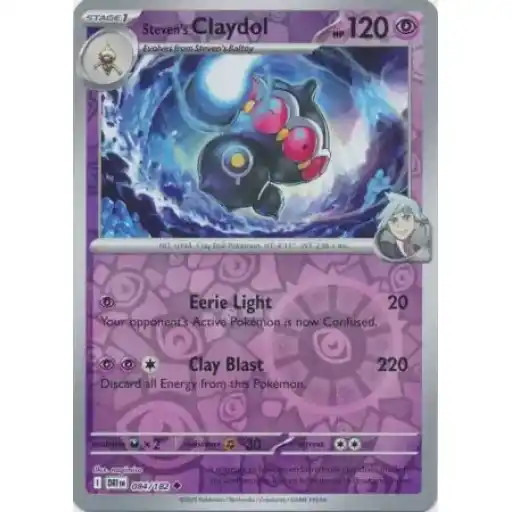 Destined Rivals - 084/182 - Steven's Claydol - Reverse Holo
