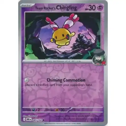 Destined Rivals - 085/182 - Team Rocket's Chingling - Reverse Holo