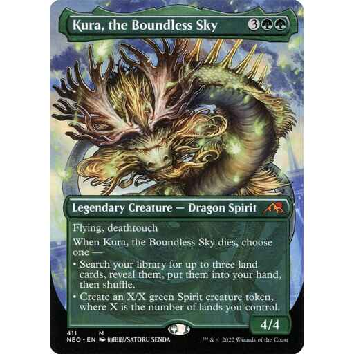 Kamigawa: Neon Dynasty - 411 - Kura, the Boundless Sky - Mythic - G - Foil