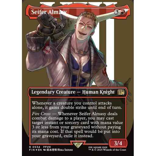 Final Fantasy - 534 - Seifer Almasy - Rare - R - Foil