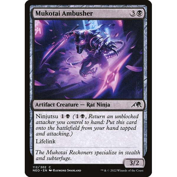 Kamigawa: Neon Dynasty - 112 - Mukotai Ambusher - Common - B - Non-foil