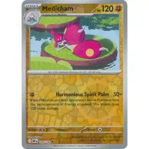 Destined Rivals - 100/182 - Medicham - Reverse Holo