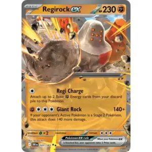 Destined Rivals - 101/182 - Regirock ex