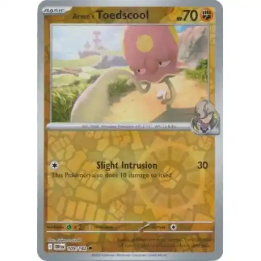 Destined Rivals - 109/182 - Arven's Toedscool - Reverse Holo