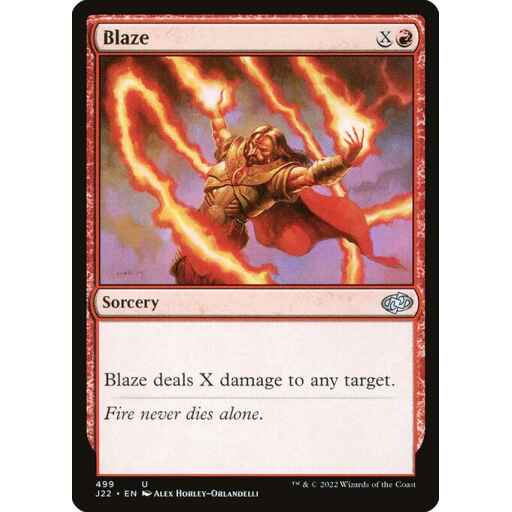 Jumpstart 2022 - 499 - Blaze - Uncommon - R - Non-foil