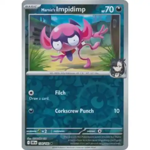 Destined Rivals - 134/182 - Marnie's Impidimp - Reverse Holo