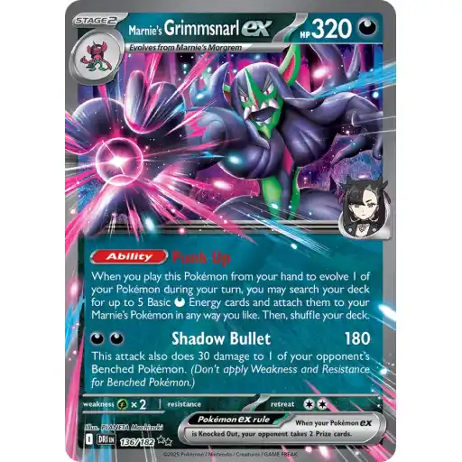 Destined Rivals - 136/182 - Marnie's Grimmsnarl ex