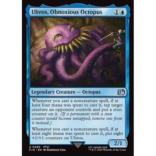 Final Fantasy - 83 - Ultros, Obnoxious Octopus - Uncommon - U - Foil