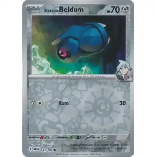 Destined Rivals - 143/182 - Steven's Beldum - Reverse Holo