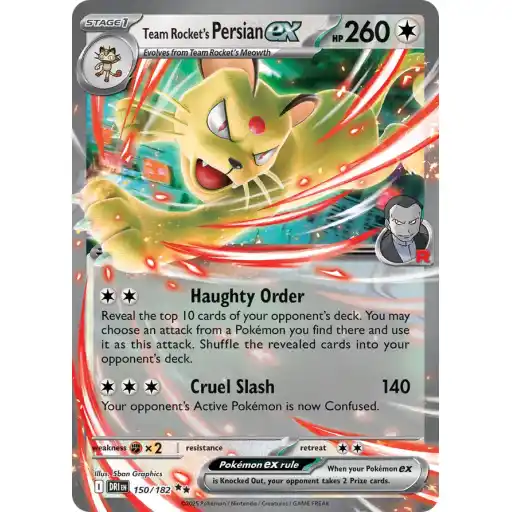 Destined Rivals - 150/182 - Team Rocket's Persian ex