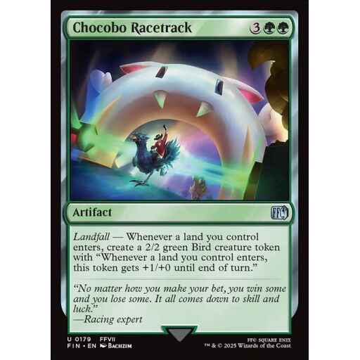Final Fantasy - 179 - Chocobo Racetrack - Uncommon - G - Foil