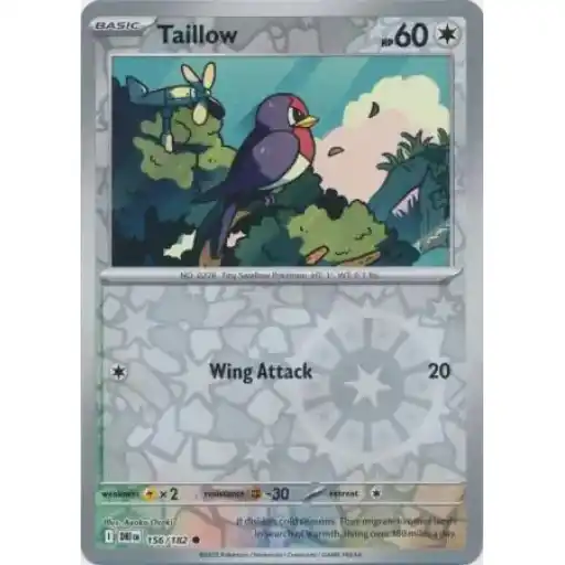 Destined Rivals - 156/182 - Taillow - Reverse Holo