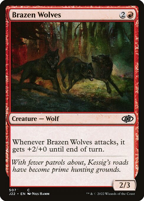 Jumpstart 2022 - 507 - Brazen Wolves - Common - R - Non-foil