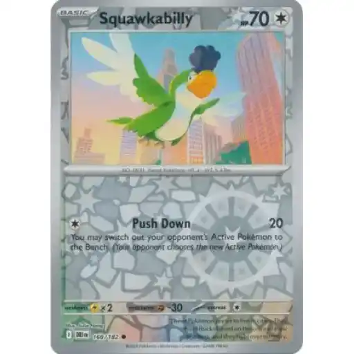 Destined Rivals - 160/182 - Squawkabilly - Reverse Holo