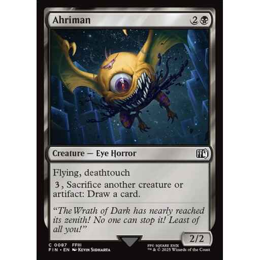 Final Fantasy - 87 - Ahriman - Common - B - Foil