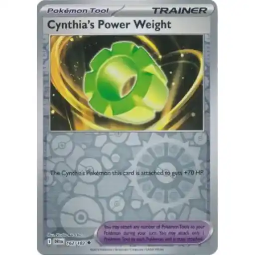 Destined Rivals - 162/182 - Cynthia's Power Weight - Reverse Holo