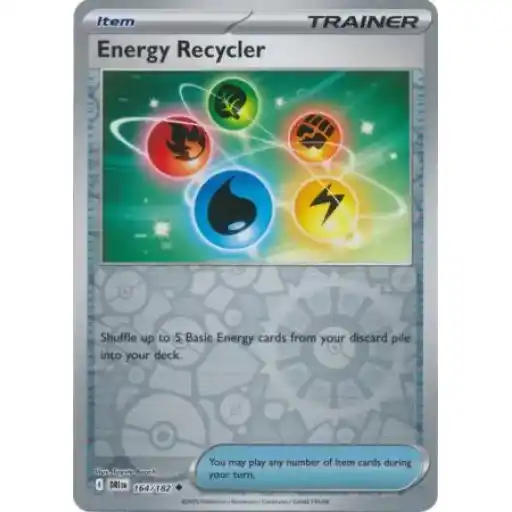 Destined Rivals - 164/182 - Energy Recycler - Reverse Holo